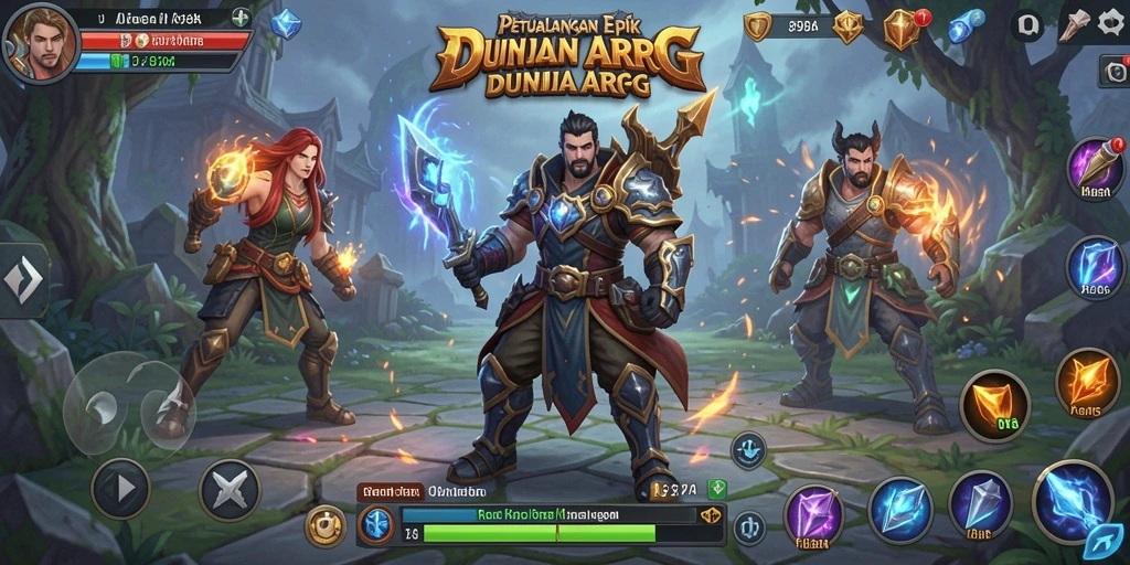 Tampilan gameplay yang menarik dan penuh aksi di dunia ARPG.