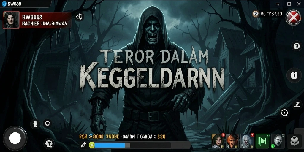 Tampilan gameplay BW888 yang menegangkan dan mencekam.