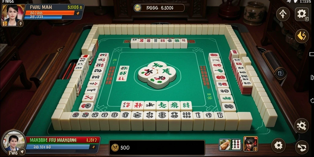 Tampilan gameplay menarik dari game Mahjong FW66.