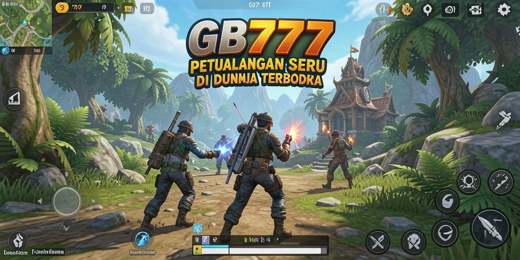 Screenshot GB777 menampilkan petualangan seru di lingkungan Open World.