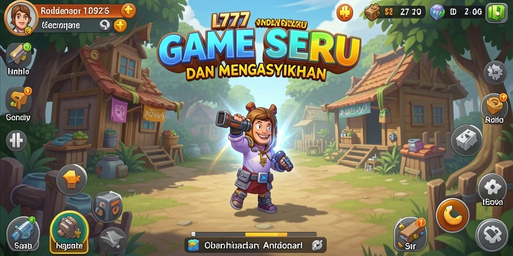 Tampilan gameplay seru dari L777 yang membuat ketagihan.