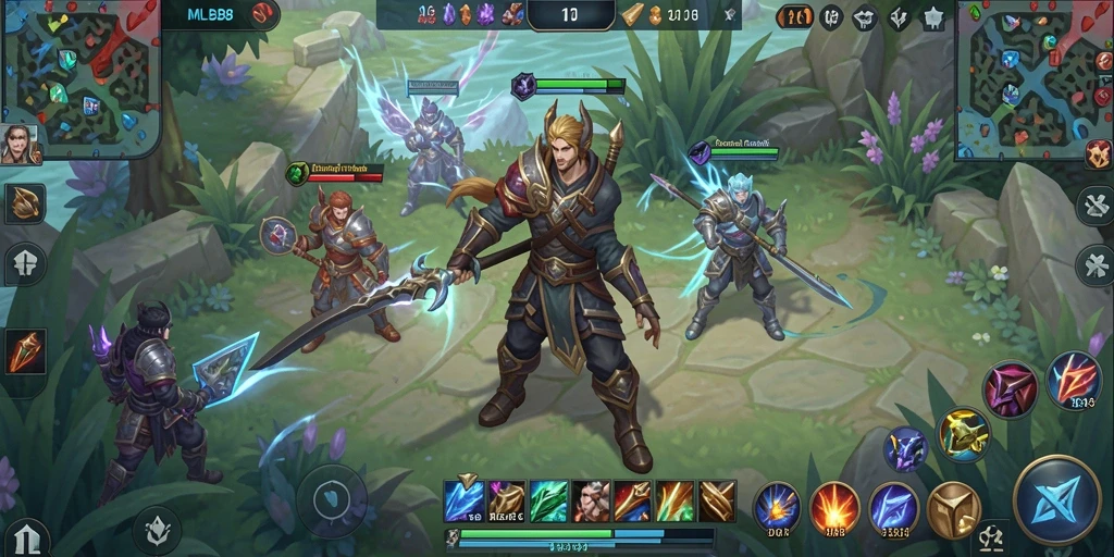 Tampilan gameplay seru dalam dunia fantasi RPG.