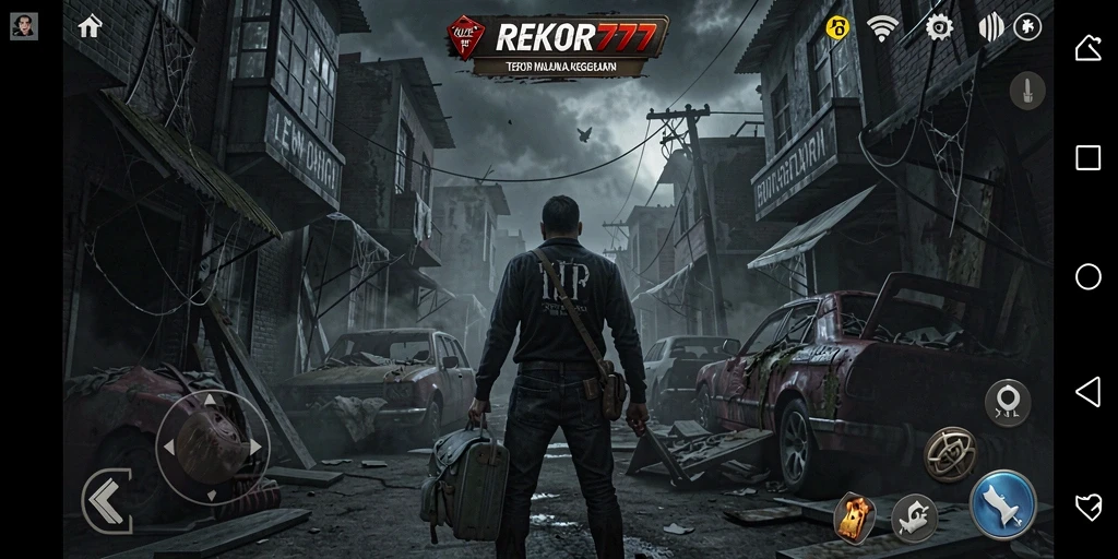 Screenshot gameplay menampilkan momen menegangkan di dalam kegelapan.