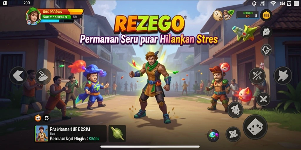 Screenshot gameplay REZEGO yang menunjukkan keseruan permainan Casual.