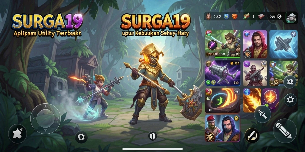 Tampilan screenshot SURGA19 yang menampilkan antarmuka pengguna yang intuitif.
