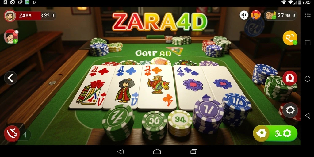 Tampilan gameplay ZARA4D yang seru dan interaktif.